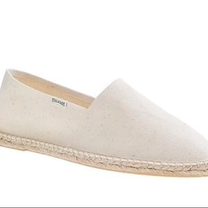 White Soludos for J Crew